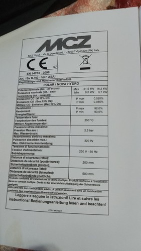 Stufa pellet idro usata - idro,